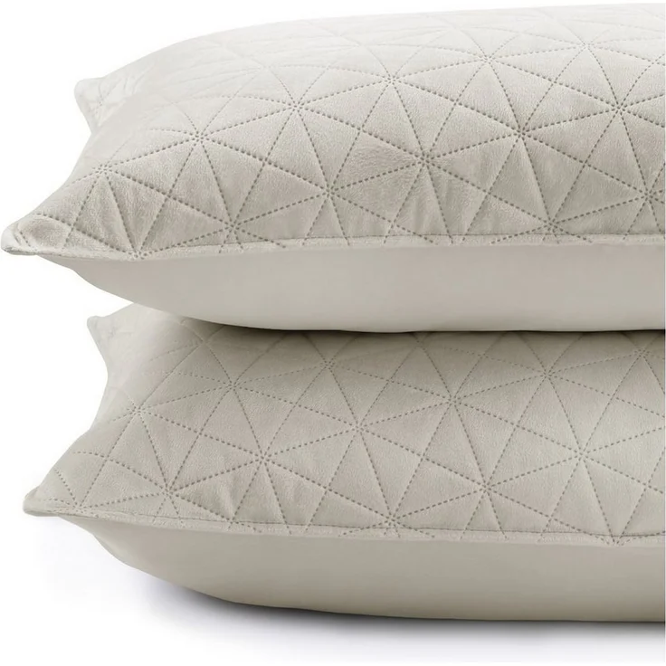 Restilo Kissenbezug Kissen Kissenbezug mehre Größen 2er Set Wohnzimmer Dekokissen, (2 Stück), 2er Set mit Samtoptik – Bild 2