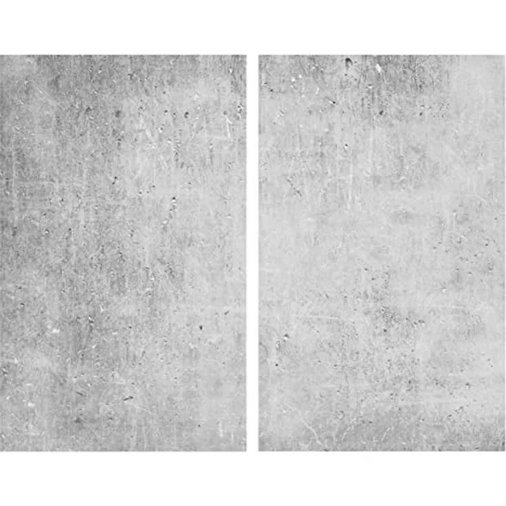 WENKO Herdabdeckplatten-Set BETON BHT 30x. 80x52 cm grau