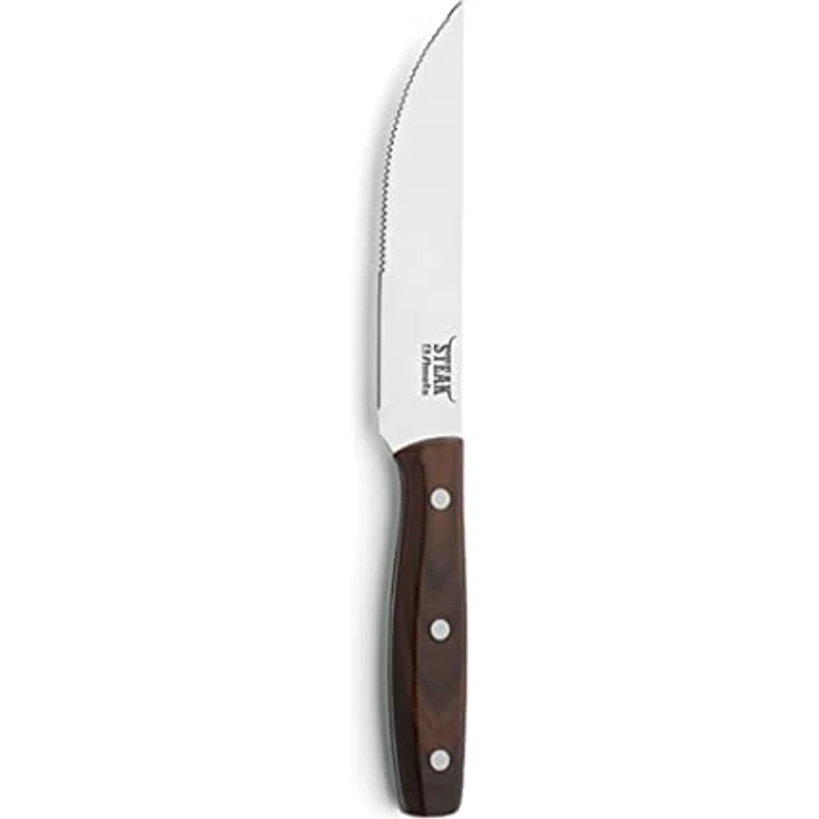 Amefa PORTERHOUSE Steakmesser Set 2-teilig holz hochglanzpoliert – Bild 4
