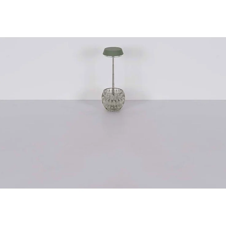 LED Tischleuchte, Touchdimmer, Höhenverstellbar, grün, H 28 cm – Bild 7