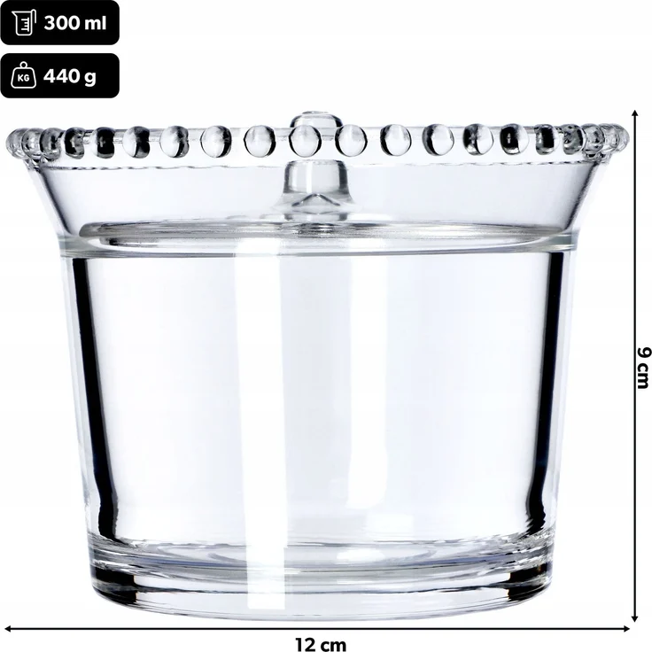 KADAX Zuckerdose, Zuckerdose mit Deckel, Zuckerbehälter aus Glas, elegant – Bild 2