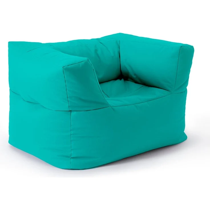 Lumaland Sitzsack-Sofa, Polyester, Sessel, Türkis, 70 x 72 x 96 cm – Bild 1