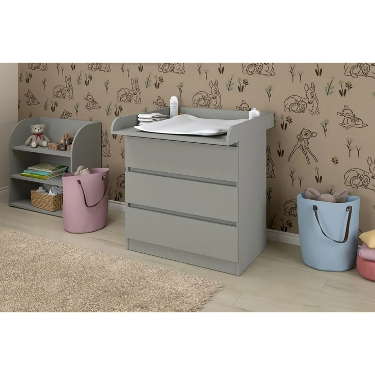 Shefa Kids Wickelaufsatz 800 Universal für IKEA Kommoden, Grau – Bild 7