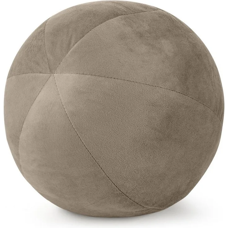 Eurofirany Dekokissen Kugelkissen Kugelformiges Kissen Ball Samt Velvet, besonders weich, dekorativ und designvoll 24 cm