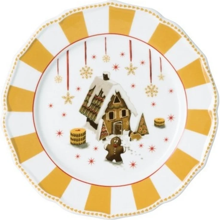 Hutschenreuther Teller flach 22 cm Christmas Love beige – Bild 4