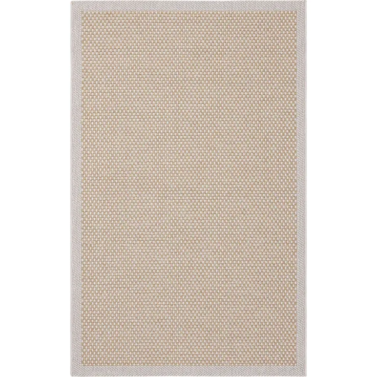 Moderner Naturteppich 117 x 180 cm Polypropylen Beige 88779825 [en. casa]