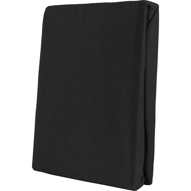 Leonado Vicent - Classic Spannbettlaken Bettlaken 100% Baumwolle Jersey Spannbetttuch in vielen Farben & Größen MARKENQUALITÄT ÖKO TEX Standard 180 (200x200 cm - 200x220 cm, Schwarz)