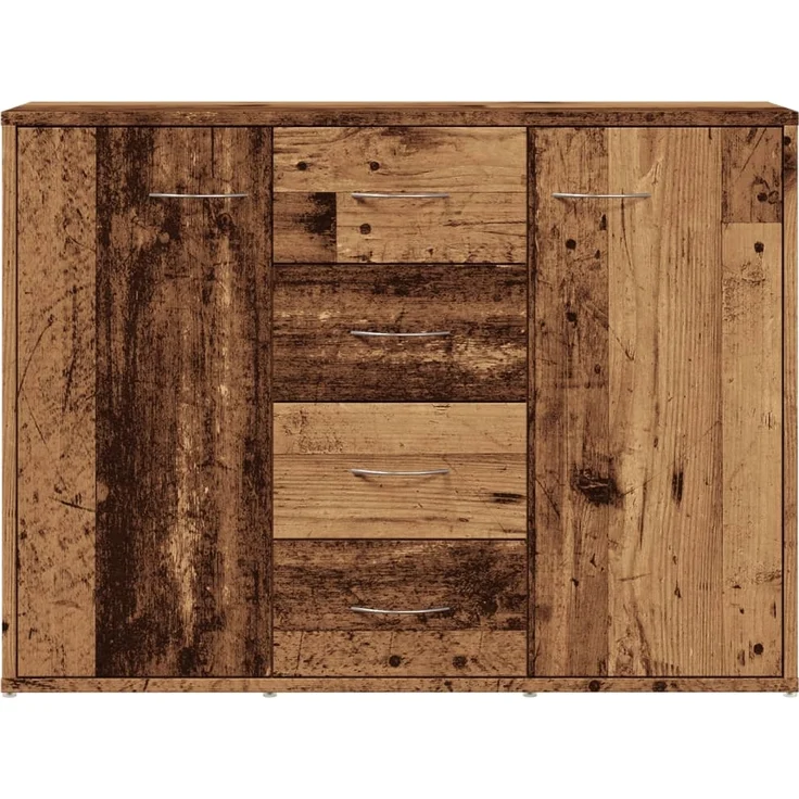 vidaXL Sideboard Altholz-Optik 88x30x64 cm Holzwerkstoff 855892 – Bild 3