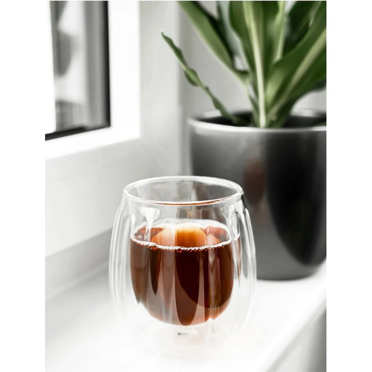 12er Gläser Set 350ml Latte Macchiato Gläser Teeglas Espressogläser Doppelwandig – Bild 3