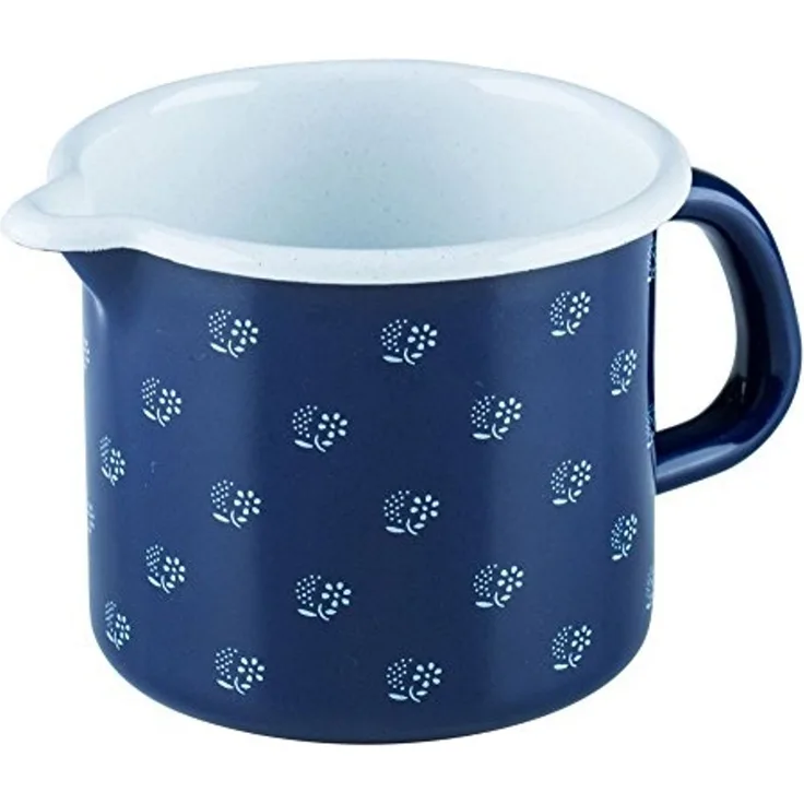 Riess Country Schnabeltopf Ø9cm 0,5 Liter Dirndlblau Emaille