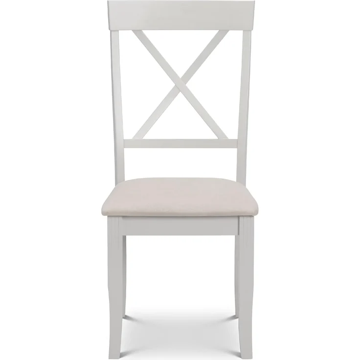 Julian Bowen Set of 2 Davenport Dining Chairs, Oak & Elephant Grey – Bild 8