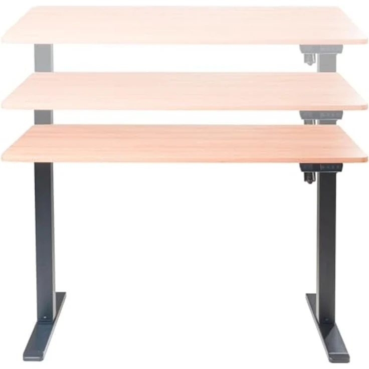 Schreibtisch 300.001760, Schwarz, Holzfarben, 120 x 73 x 60 cm – Bild 7