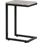 SoBuy FBT44-HG Couchtisch, Spanplatte, PVC-Furnier, Grau, 40 x 60 x 30 cm