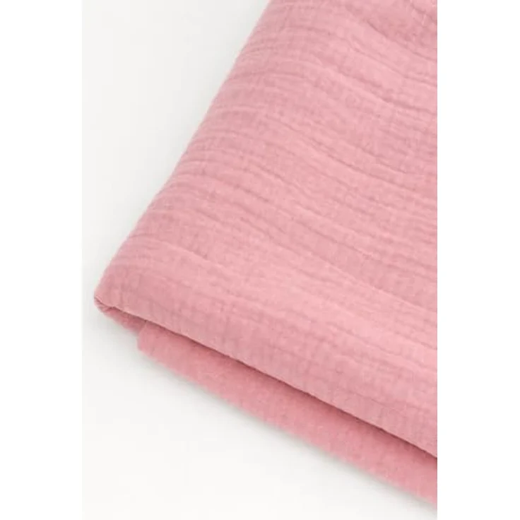 Wickelauflagenbezug 100% Baumwolle Musselin Bezug für Wickelauflage 85x75 und 75x75 cm – weicher Wickeauflagenüberzug, atmungsaktiv & waschbar ROSA – Bild 5