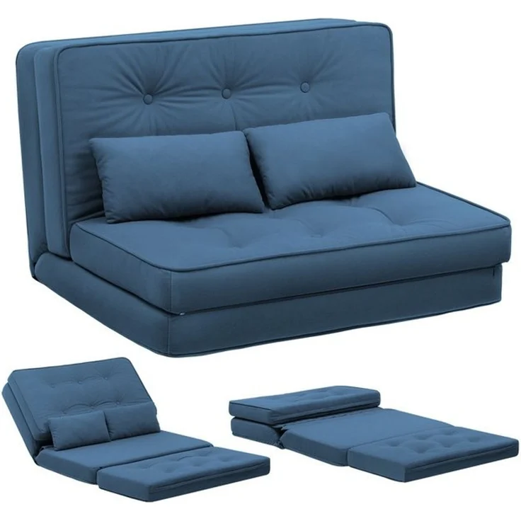 COMHOMA Kindersofa Schlafsofa Bodensofa Klappbar Bodensessel mit Schlaffunktion bettsofa – Bild 4