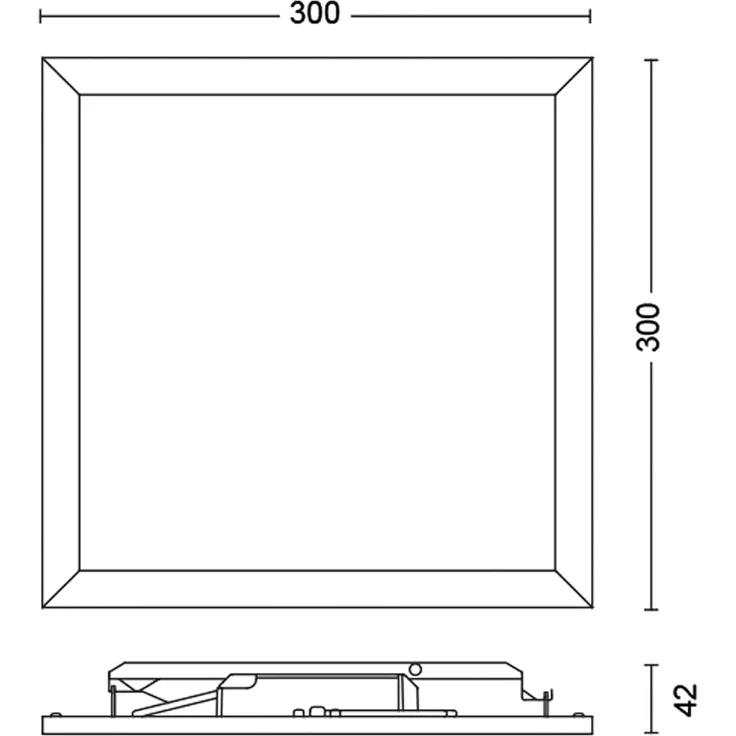 Philips Panel ceiling CL560 SS SQ 12W 27K W HV06 – Bild 5