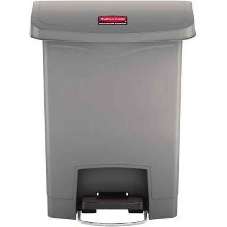 Rubbermaid Step-on Mülleimer Slim Jim 30 L Grau 445373
