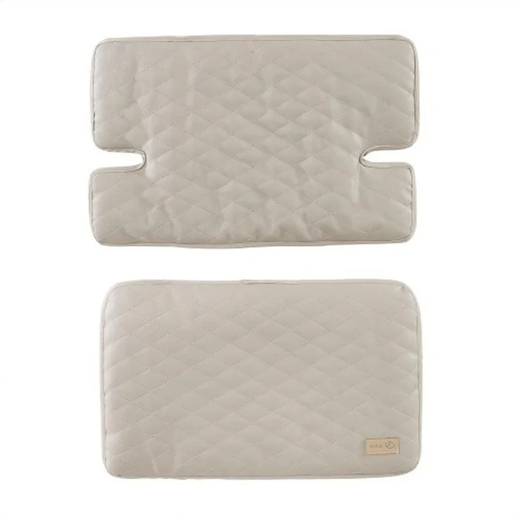 roba Sitzverkleinerer 2-teilig 'Greyish gesteppt' - Zubehör für Hochstuhl 'Nature Up' - Beige – Bild 2