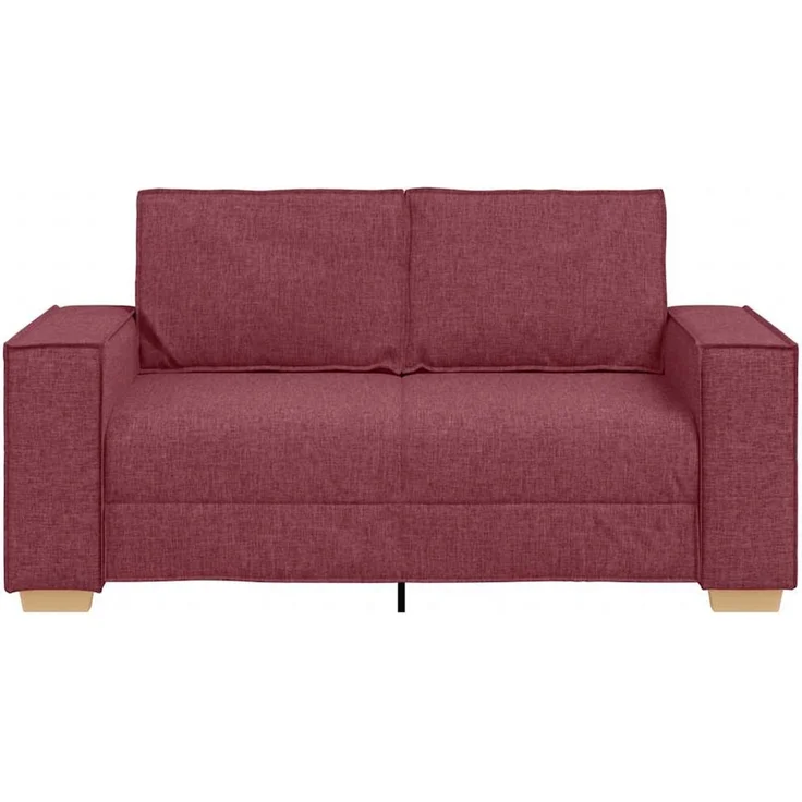 vidaXL 2-Sitzer Sofa Weinrot 160x78x84 cm Stoff 4104973 – Bild 3