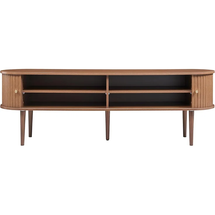 Fernsehschrank Mapia 166x40x55 cm Walnussoptik [en. casa] – Bild 6