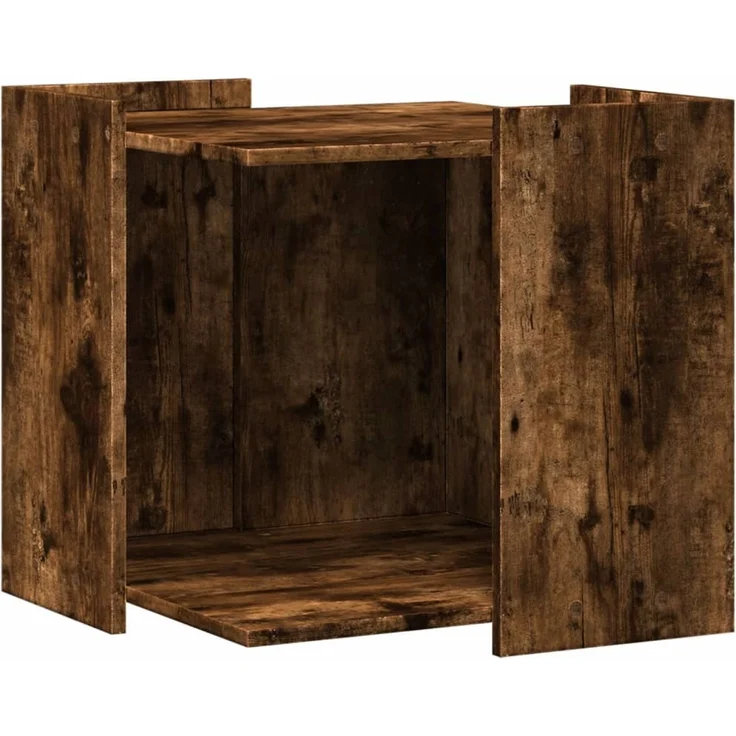 vidaXL Katzenklo Räuchereiche 53x53x51 cm Holzwerkstoff 857755 – Bild 2