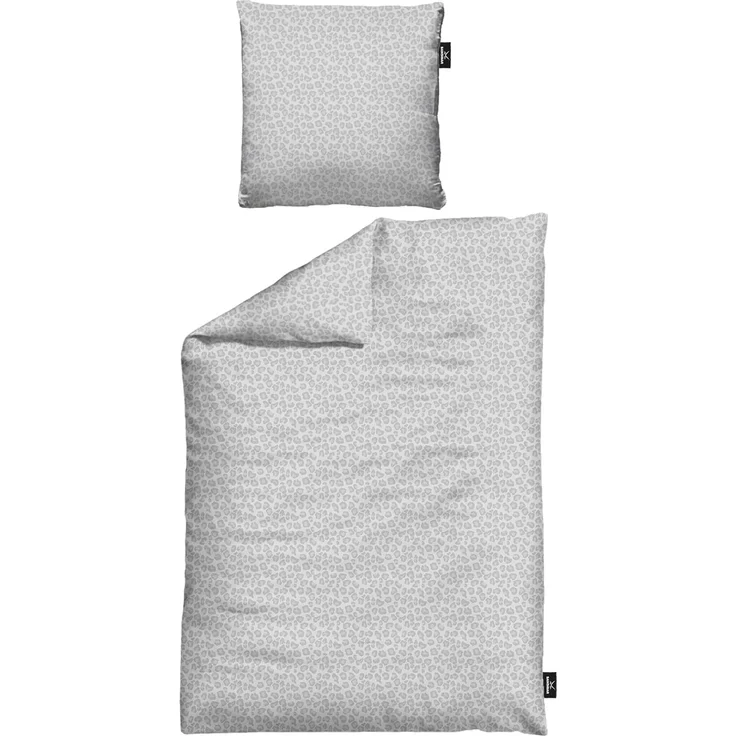 Sansibar Sylt Bettwäsche Sansibar Bettwäsche LEO, 100% Baumwolle, stilvoller Leo-Print, 2 teilig, hochwertig, pflegeleicht, hautfreundlich, atmungsaktiv – Bild 1