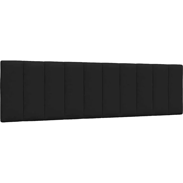 vidaXL Kopfteil-Kissen "Hanko" Schwarz 180 cm Stoff – Bild 1