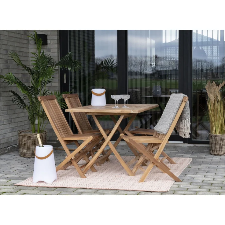 House Nordic Esszimmerstuhl, Teakholz, natur - 2er set – Bild 11