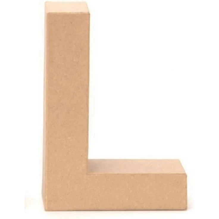 Glorex Papp-Buchstabe L 17,5 x 5,5 cm – Bild 1