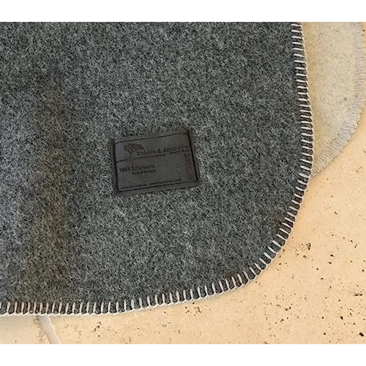 Wolldecke Doubleface Wolldecke Naturalana 100% Schurwolle vom Merinoschaf, Wohnen und Accessoires GmbH & Co. KG, atmungsaktiv – Bild 4