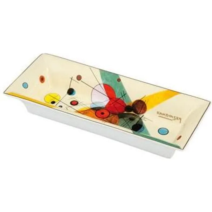 Goebel Kreise im Kreis - Schale Artis Orbis Wassily Kandinsky Bunt Porzellan 67100111