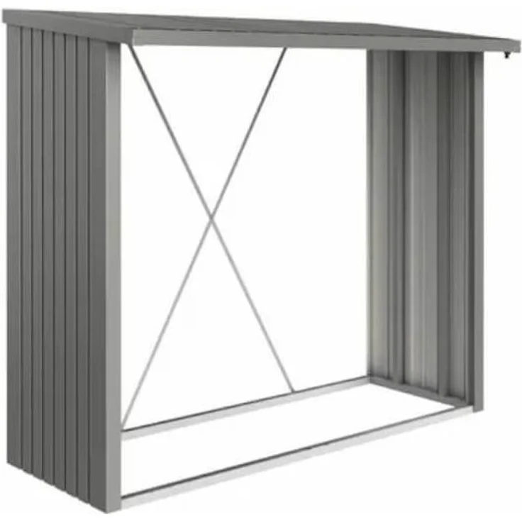 Biohort Holzlager WoodStock Gr. 230 lieferbar in 3 Farben quarzgrau-metallic – Bild 1