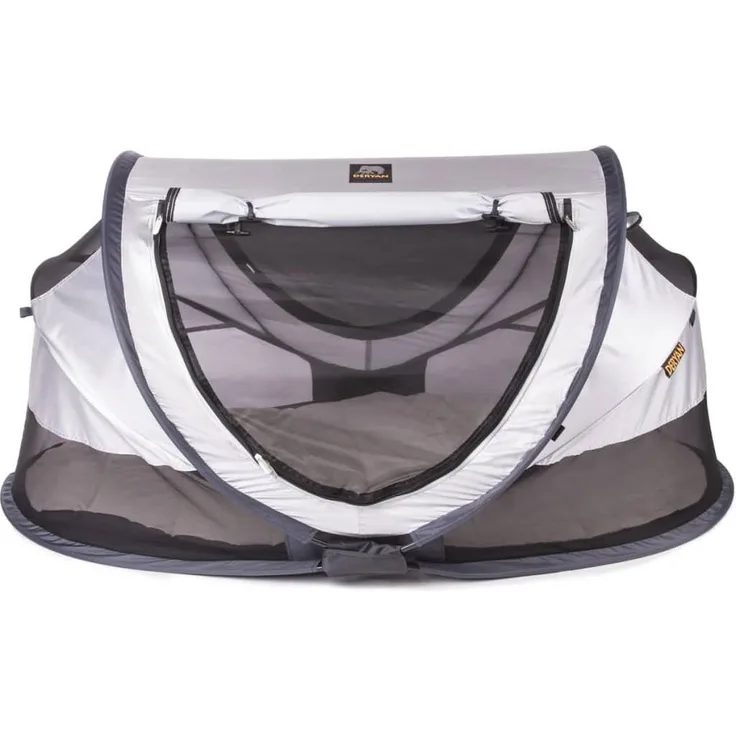 Deryan Reisebett Kleinkind Luxury, 2020, 136 cm, Polyester, silber