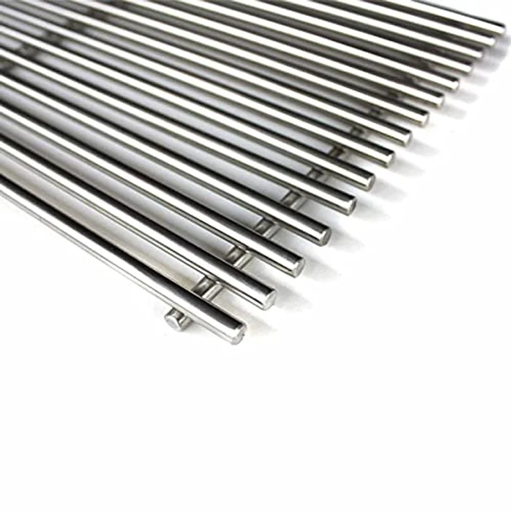 SANTOS Edelstahl-Grillrost für Weber Spirit 200er Serie, 25,2x44,2cm, ø7mm Materialstärke, korrosions- und hochtemperaturbeständig, spülmaschinengeeignet – Bild 3