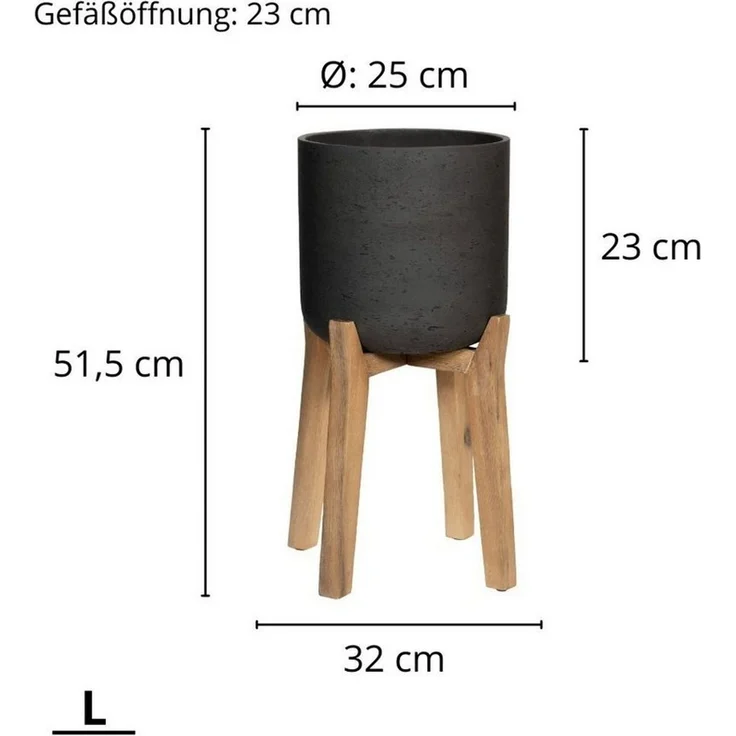 finestgreen Pflanzkübel Charlie Feet High – Bild 3