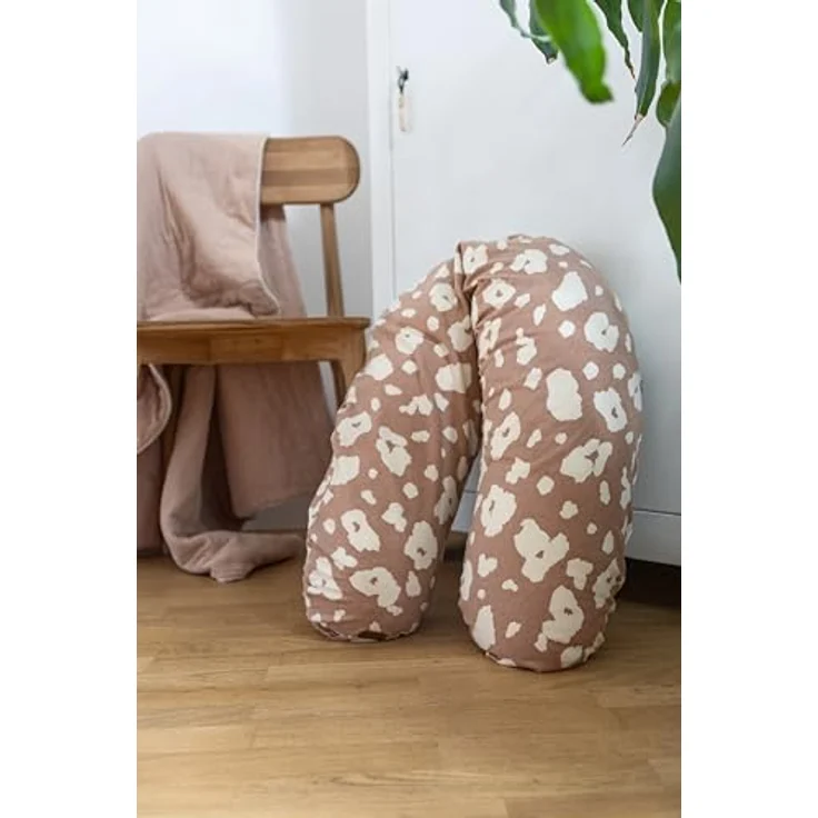 BÉABA, Big Flopsy, Still und Schwangerschaftskissen, Schwangerschaftskissen, multifunktional, zum Schlafen/Stillen, Unterstützung, Entspannung, optimaler Komfort, Coton, Oekotex, Savannah Bloom – Bild 8