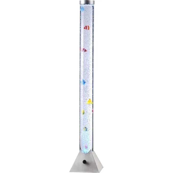 LED Deko Stehlampe, Wassersäule, Deko-Fische, Höhe 120 cm