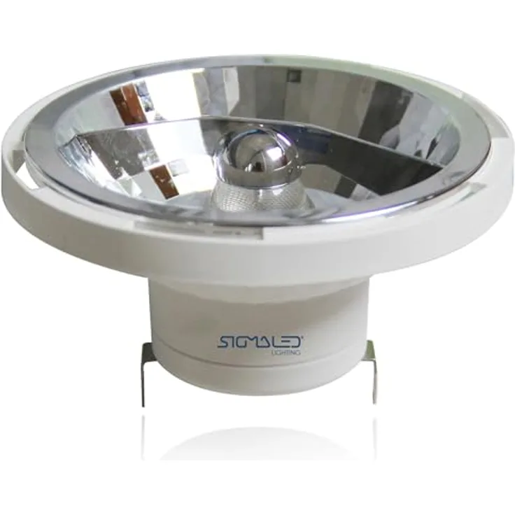Sigmaled lighting, LED-Spot AR111 G53, 14 W (entspricht 120 W Halogen), 12V AC/DC, Neutralweißes 4000 K, 1050 Lumen, AR111 LED-Leuchtmittel