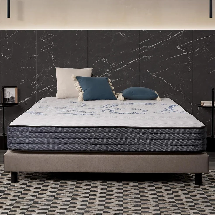 naturalex | Perfectsleep | Matratze 120x190 cm | Memory und Blue Latex-Technologie Extra Komfort HR | Perfekter Halt mit Atmungsaktivem Schaumstoff | Ergonomisch Entspannend und Hypoallergen – Bild 3