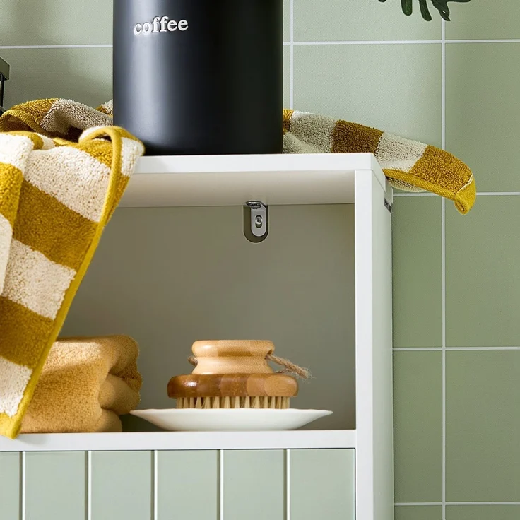 SoBuy BZR138-GR Badunterschrank, Spanplatte, Melamin, Grün, 60 x 87 x 30 cm – Bild 6