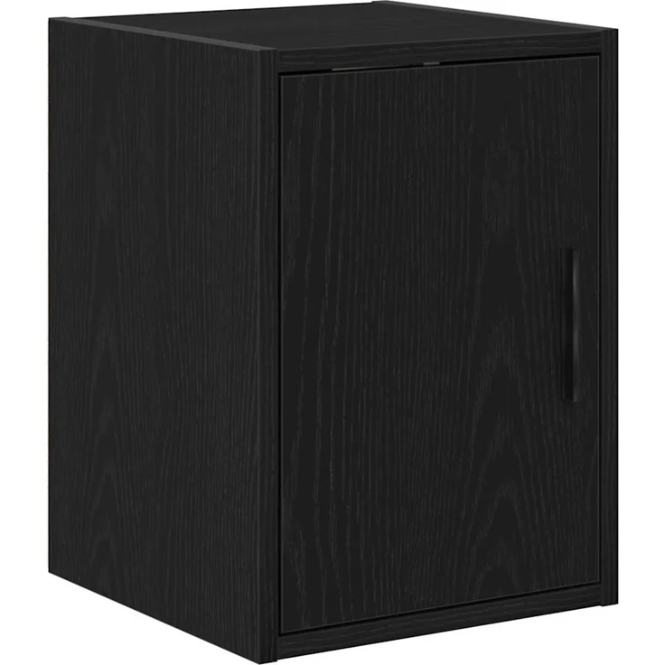 vidaXL Garagen-Wandschrank Schwarz Holzwerkstoff 860609 – Bild 1