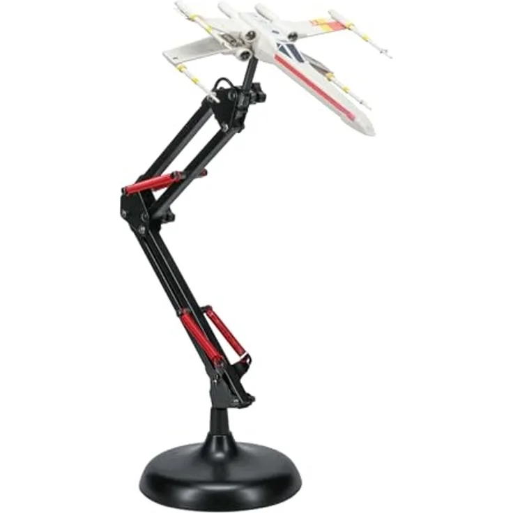 Paladone Star Wars X Wing Posable Desk Light, 15cm (5. 9") Wide Replica Ship with LED Lighting, Powered by Included USB Cable