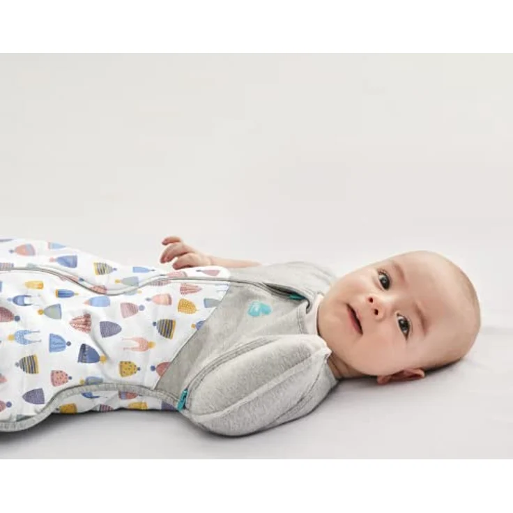 Love To Dream™ Swaddle UP™ Übergangsschlafsack, XL 11–14 kg – Weiß | Enganliegende Passform mit abnehmbaren Flügeln | 2,5 Tog für Winter & Herbst (16–20 °C) | Baumwolle, maschinenwaschbar – Bild 10