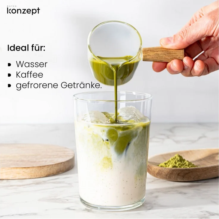 KONZEPT Gläser-Set Trinkgläser Set, groß-500 ml, Kristallklare, 6-tlg, ideal für Wasser, Saft & Eisgetränke – Bild 3