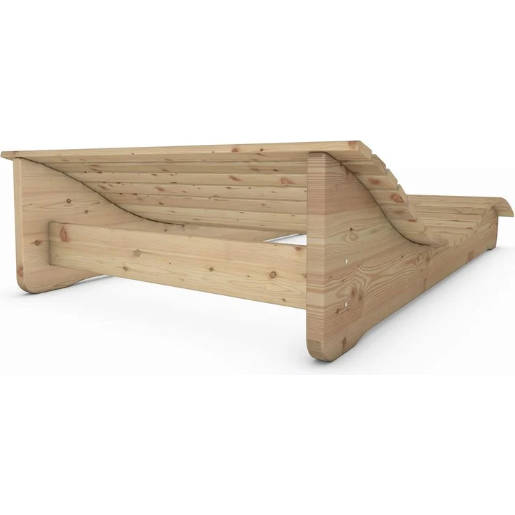 Gartenliege "Relax-Gertl" (Lärche) 1-teilig Liegebreite 140 cm Himmelsliege – Bild 4