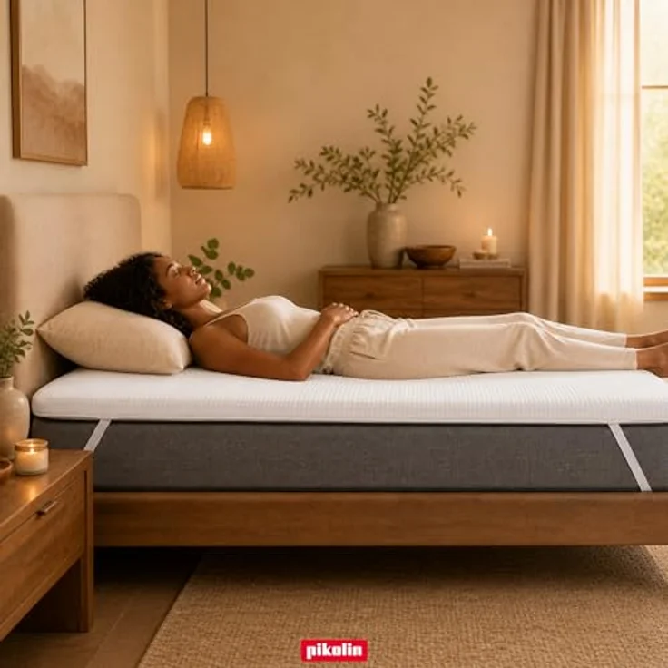 PIKOLIN Matratzen Topper Viskoschaum 7cm, 150x190 cm – Bild 6