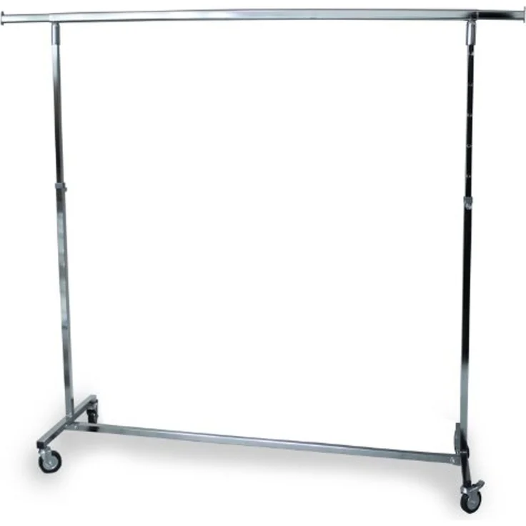 GERSO Kleiderständer Profi-Reiserollständer, B = 150 cm, verchromt – Bild 1