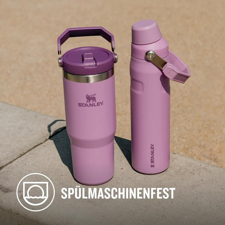 Stanley Isolierbecher The Iceflow Flip Straw Tumbler 0,89l Lilac – Bild 6