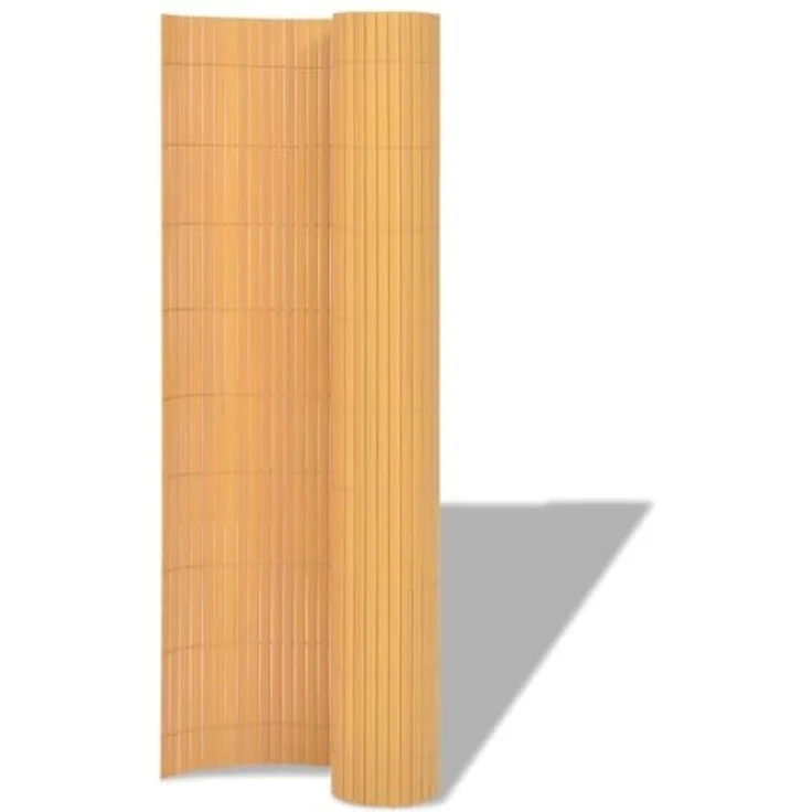 vidaXL Gartenzaun Gelb 150 x 300 cm PVC 43634 – Bild 5