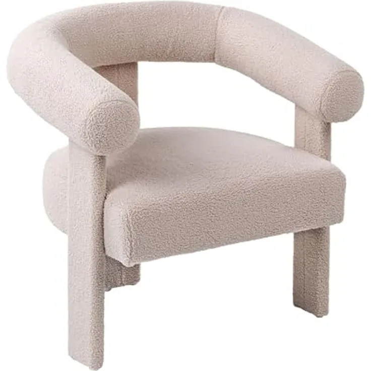 Sessel ILBRO Bouclé Hellbeige
